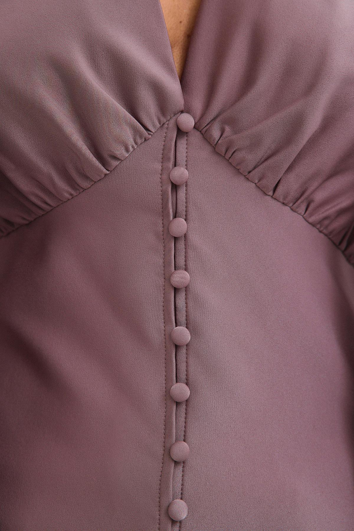 Scarf top - Yellow dot