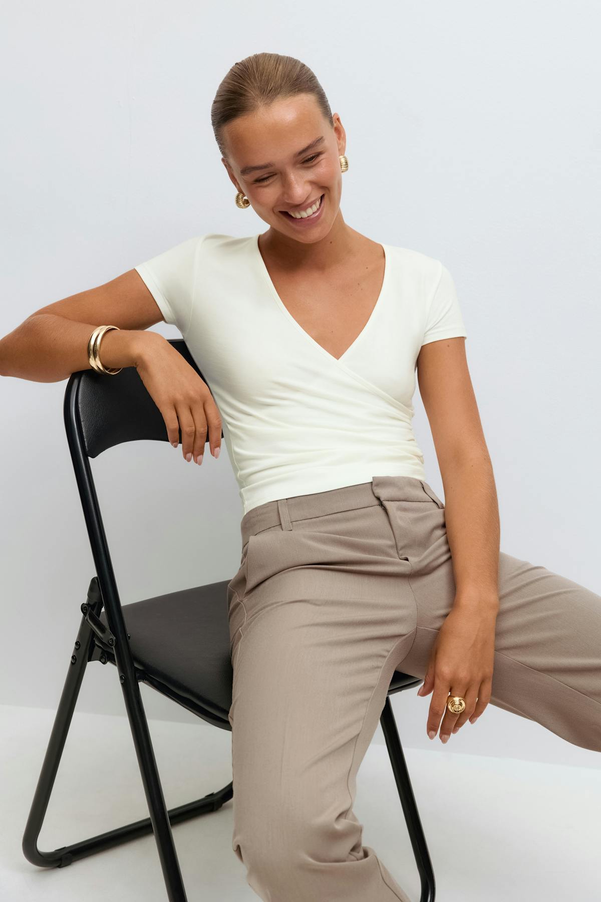 Tight wrap top - Ballet slipper