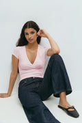 Tight wrap top - Ballet slipper