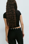 Tight wrap top - Noir