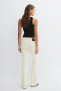 Ultra low bootcut jeans - Bleu foncé
