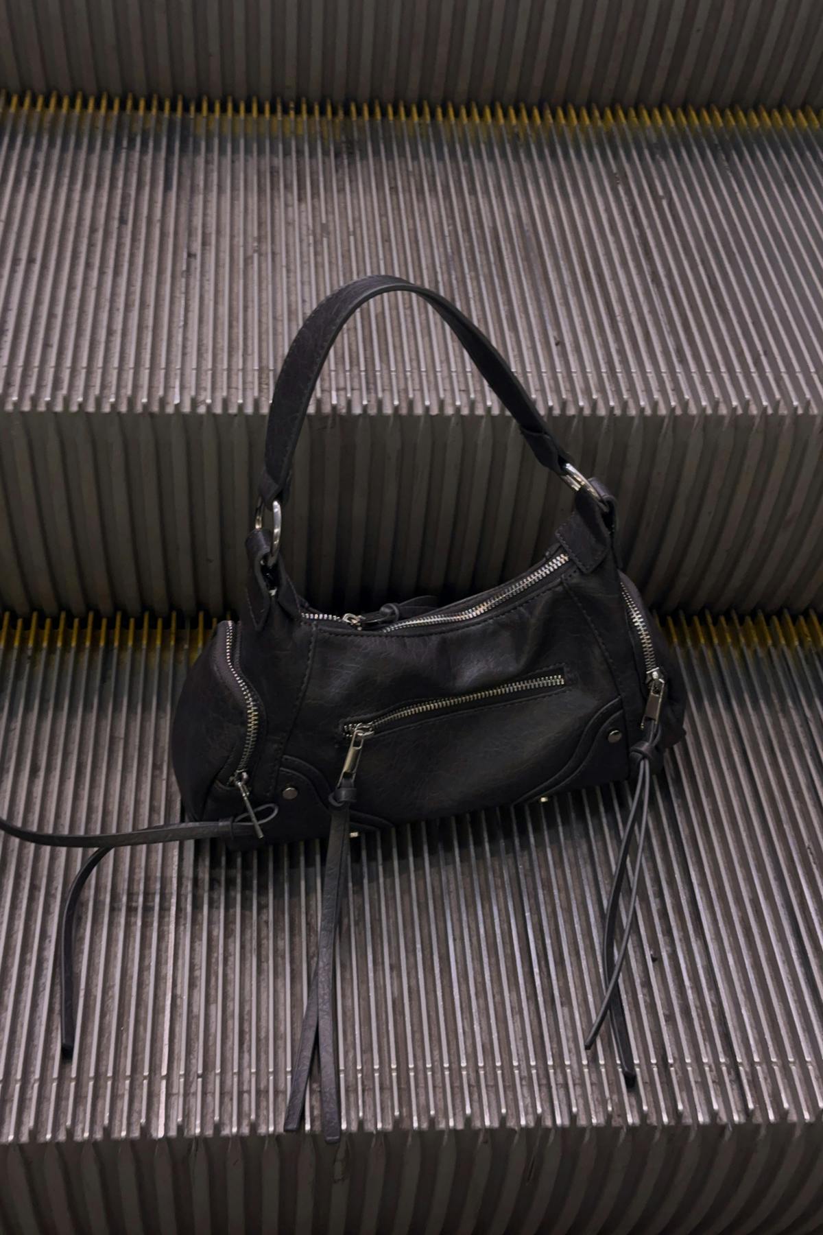 Pocket detail bag - Gris anthracite