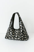 Slouchy small studded bag