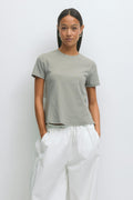 Tie back tee - Heather