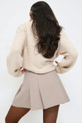 Pleated skirt - Check