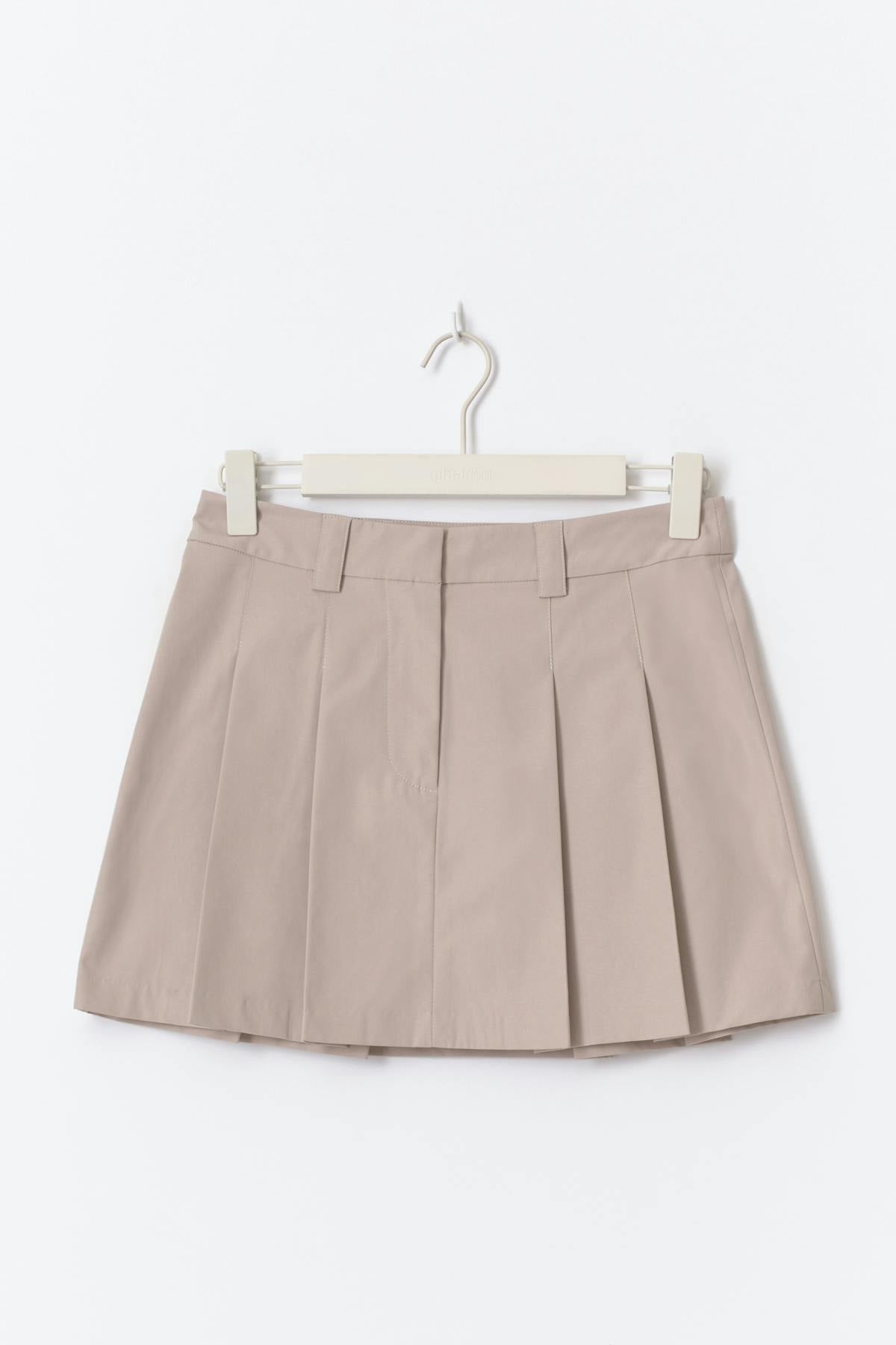 Pleated skirt - Check
