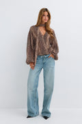 Scarf blouse - Pink 31/ice