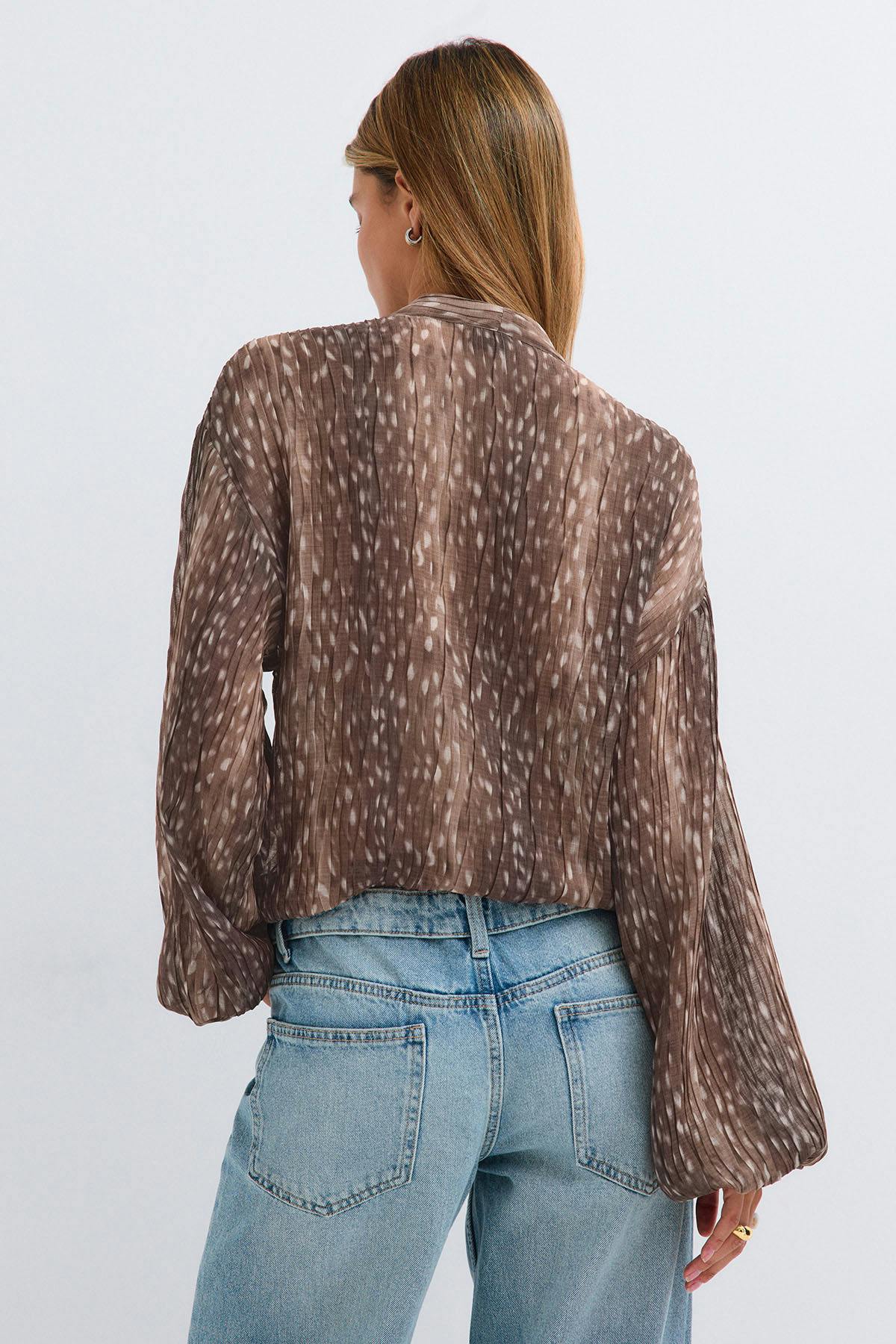 Scarf blouse - Pink 31/ice