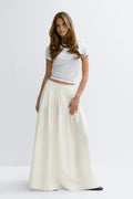 Pleated skirt - Sable