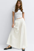Pleated skirt - Sable