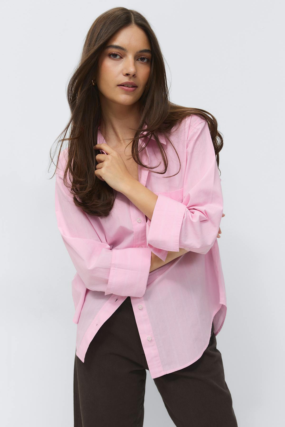 Poplin shirt - Bordeaux