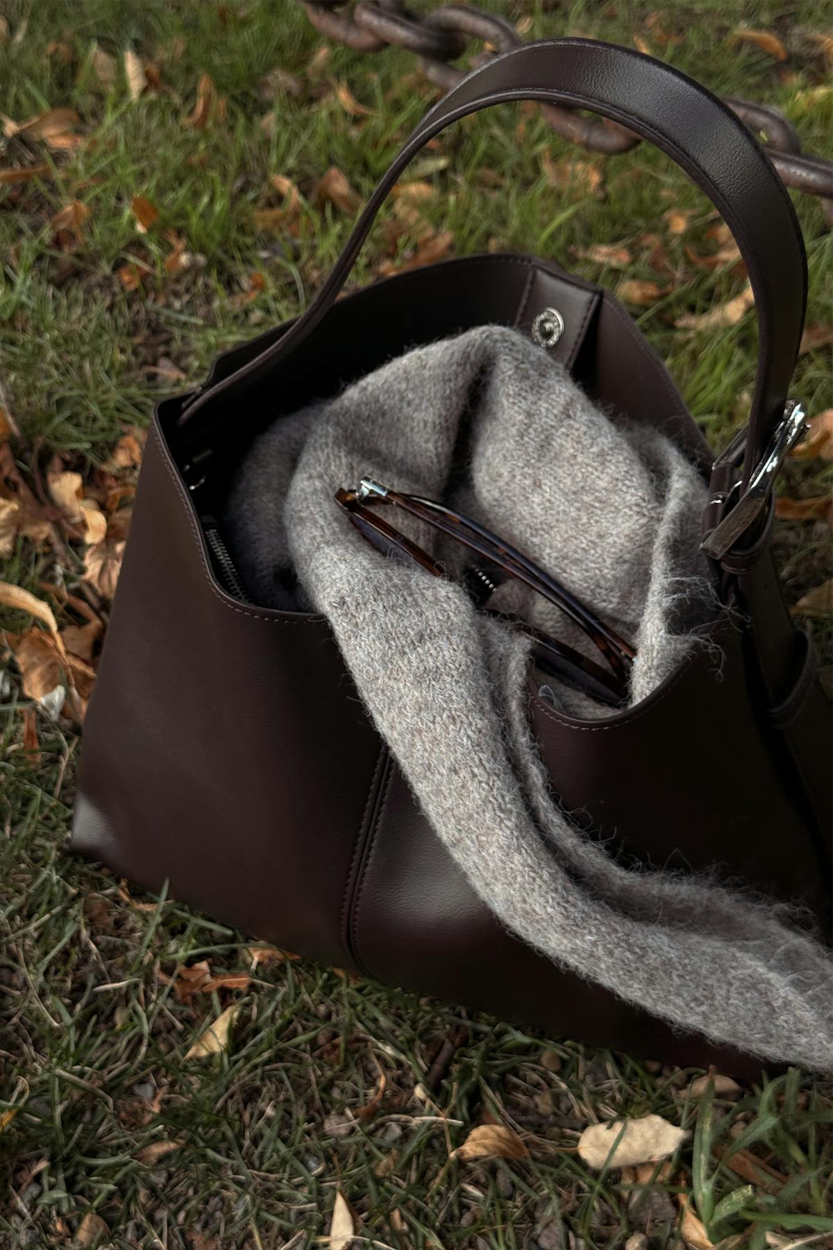Clean tote - Marron