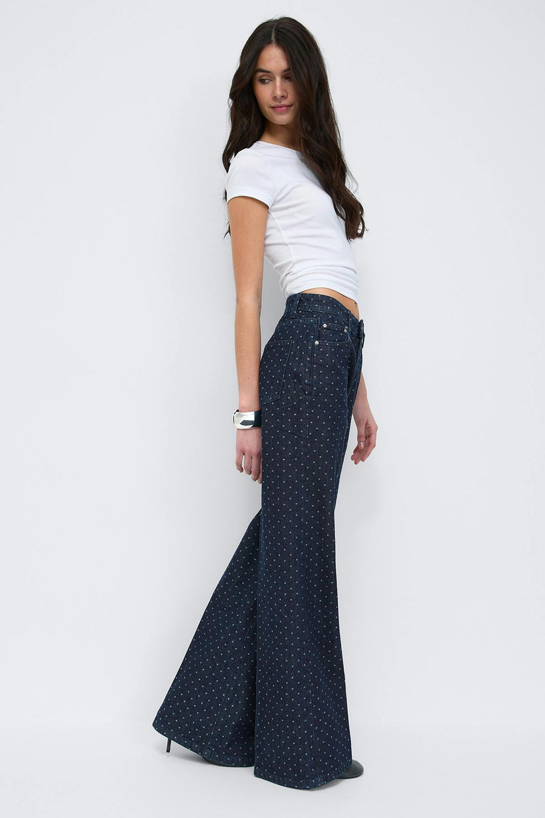 Polka dot jeans - Rinse