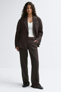 Low waist trousers - Lt grey melange