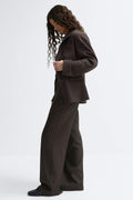 Low waist trousers - Lt grey melange