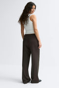 Low waist trousers - Lt grey melange