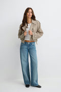 short belted trench coat - Beige