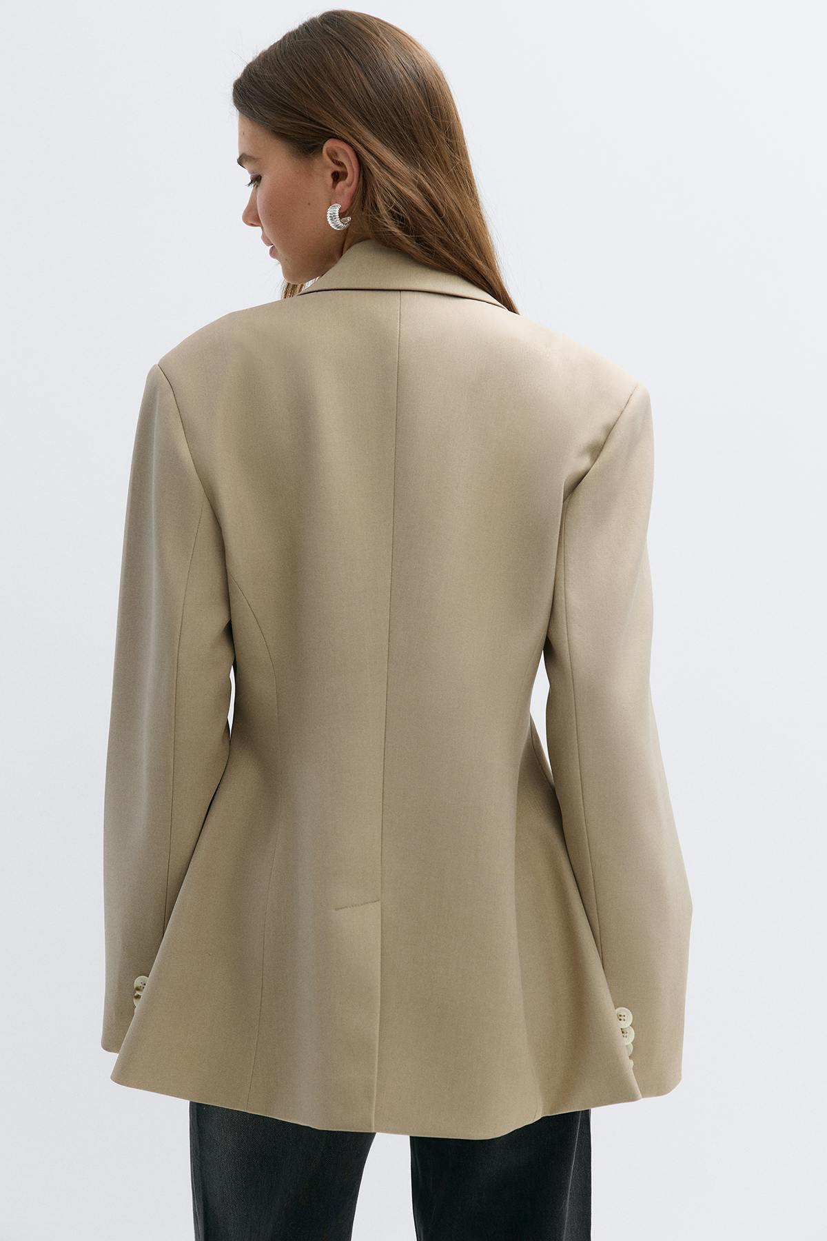 Shaped blazer - Check