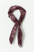 Satin scarf - Dot print