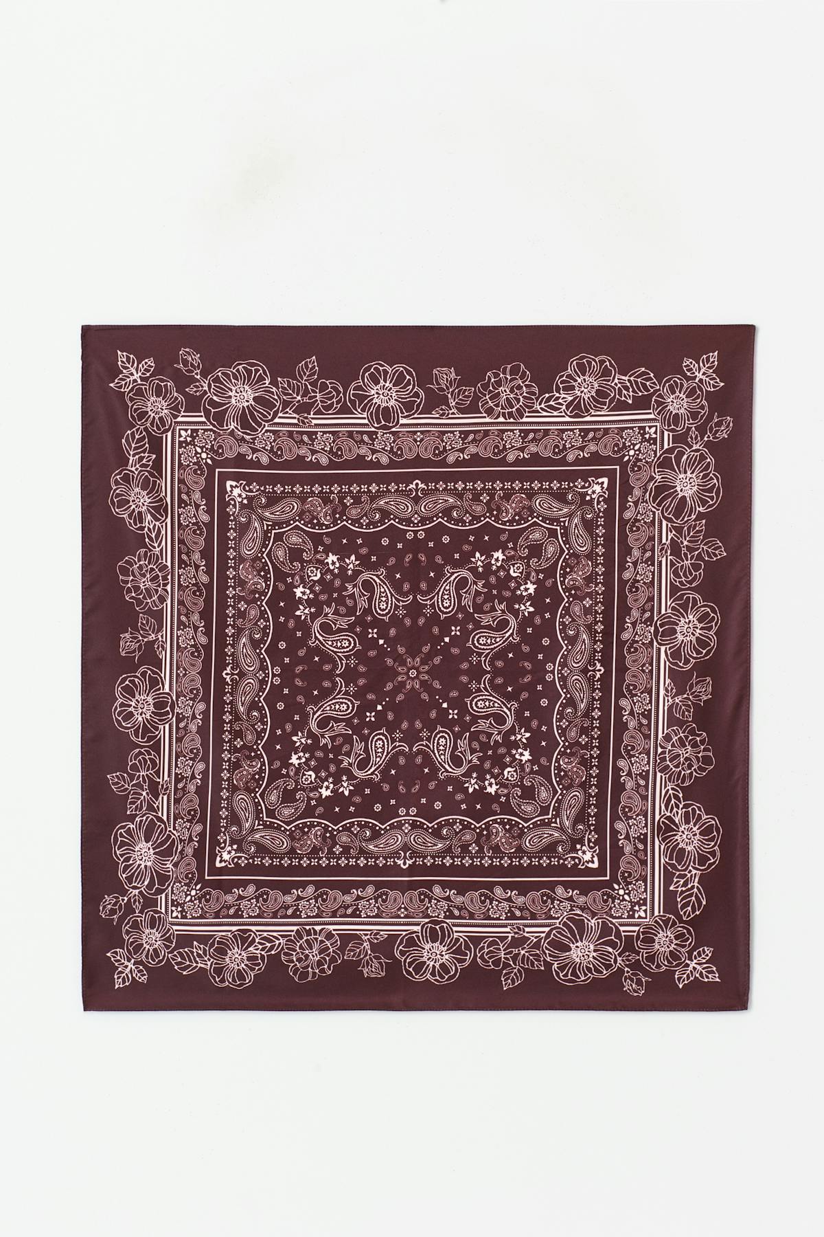Satin scarf - Tiger print
