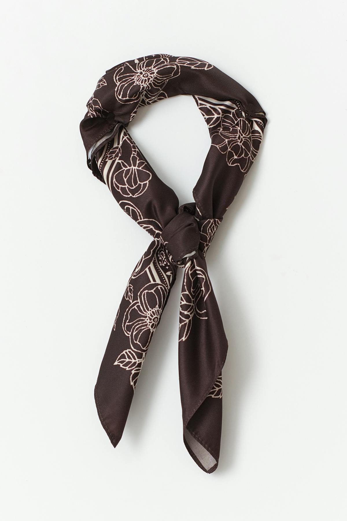 Satin scarf - Retro love