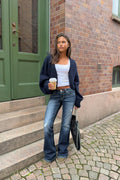 Hip hug flare jeans - Bleu clair