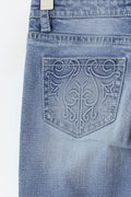 Hip hug flare jeans - Bleu clair