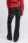 Hip hug flare jeans - Bleu foncé