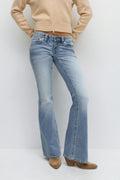 14+ hip hug flare tall jeans - Bleu clair