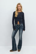 14+ hip hug flare tall jeans - Bleu clair