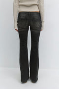 14+ hip hug flare tall jeans - Noir