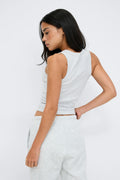 Tight fit rib tank - Noir