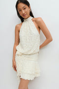 Mini lace dress - Gardenia