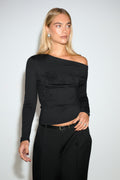 Rhinestone top - Bordeaux