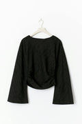 Structured blouse - Noir