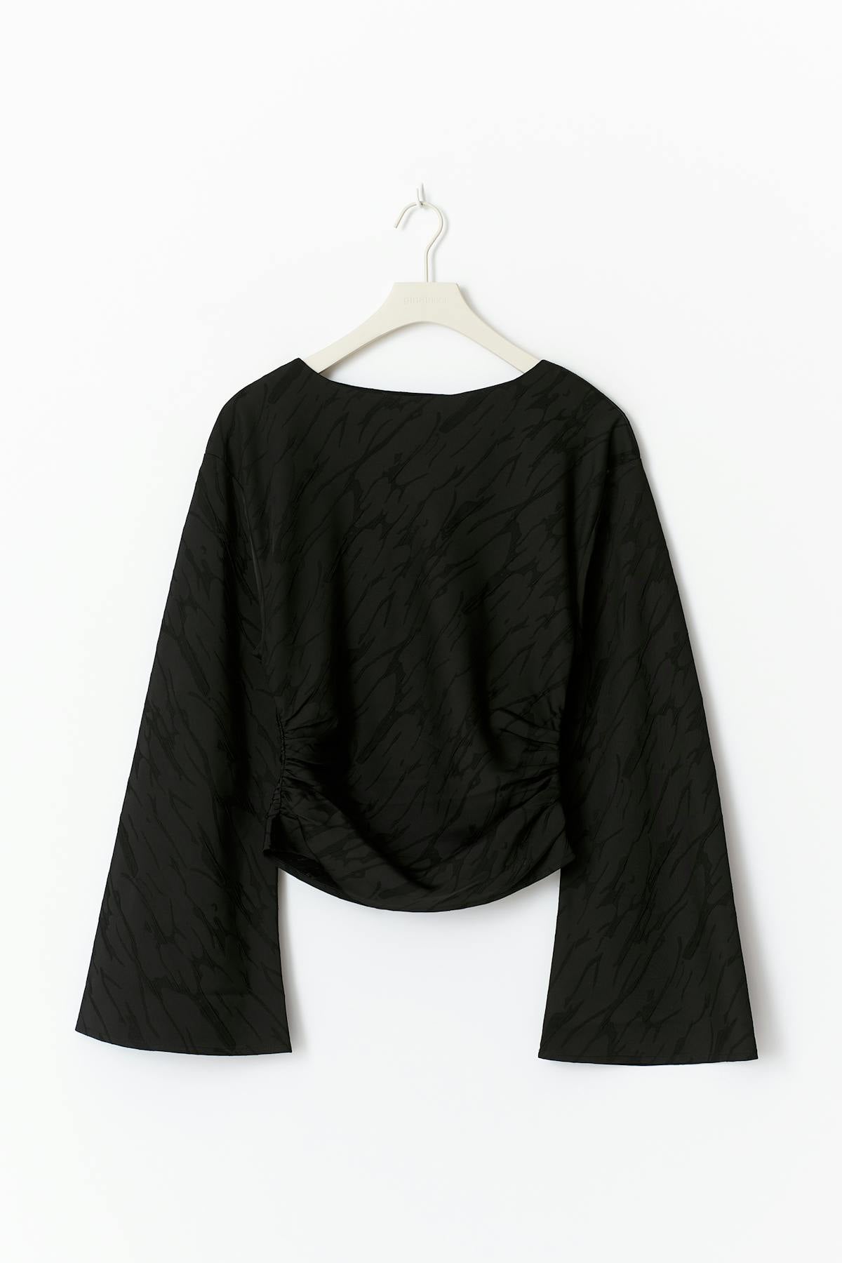 Structured blouse - Noir