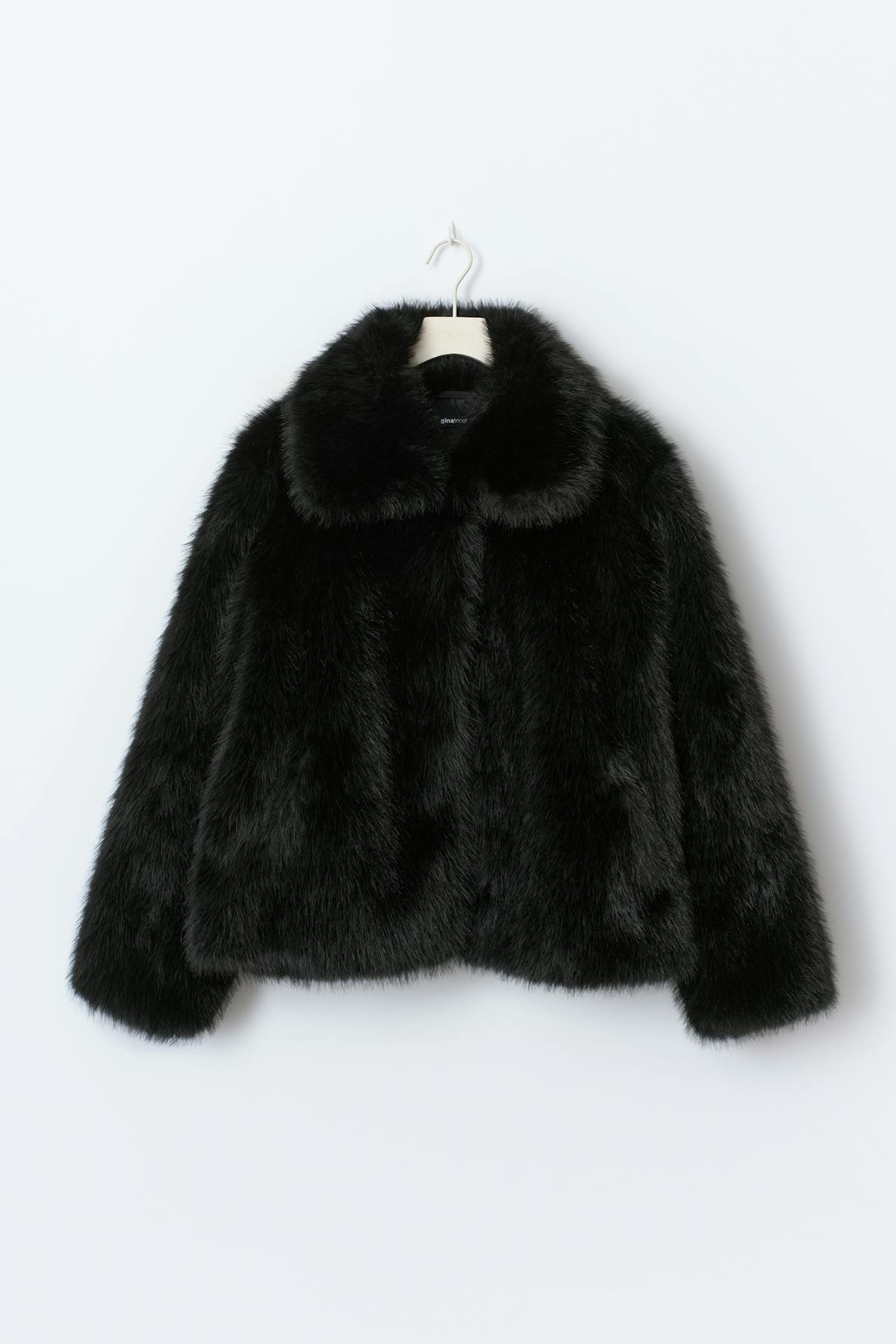 Faux fur short jacket - Crème