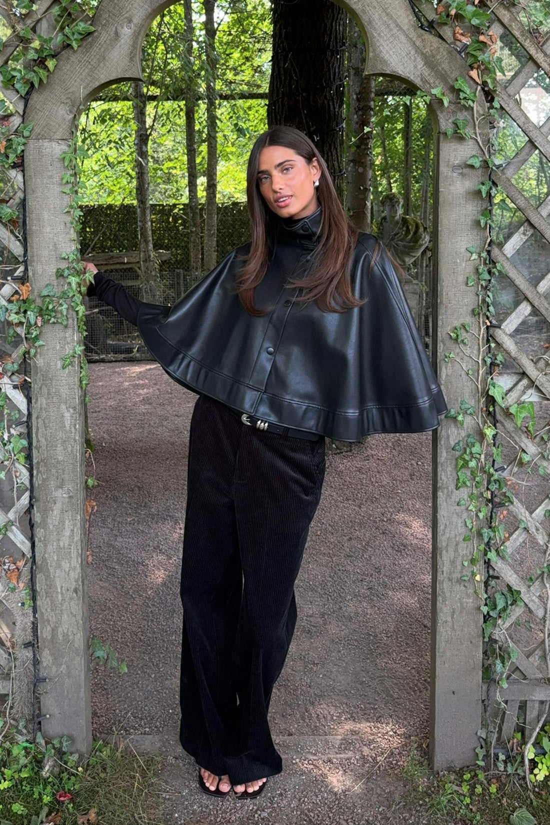 Pu cape - Noir