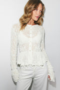 Knitted crochet cardigan - Java