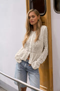 Knitted crochet cardigan - Java