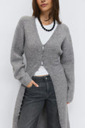 Shaped knitted dress - Vanilla yellow