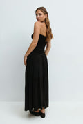 Dropped waist dress - Noir