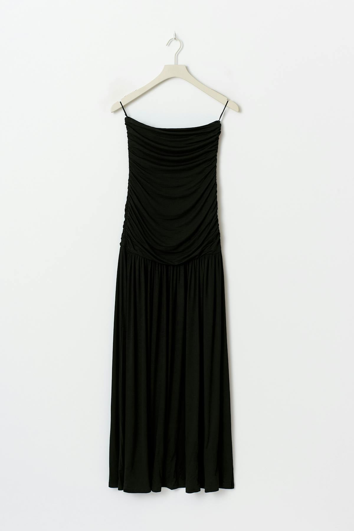 Dropped waist dress - Noir