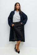 Denim pencil skirt - Rinse