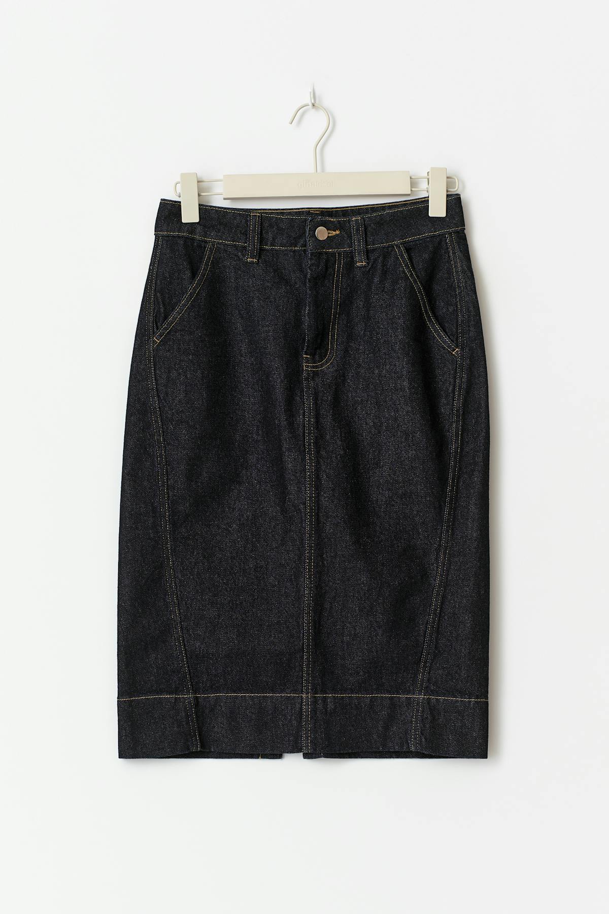 Denim pencil skirt - Rinse