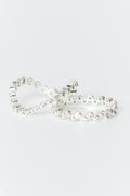 2-pack wave rings - Shiny silver