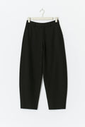 Mid waist barrel trousers - Noir