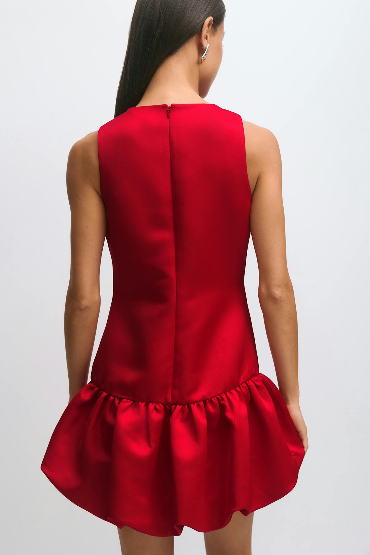 Balloon mini dress - Rouge