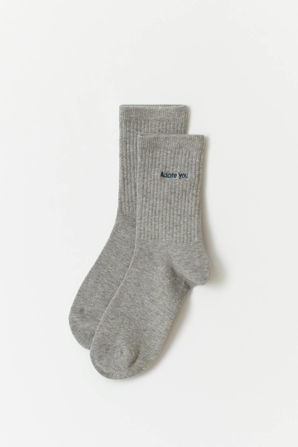 Embroidered socks