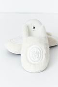 Y faux fur slippers - Creme